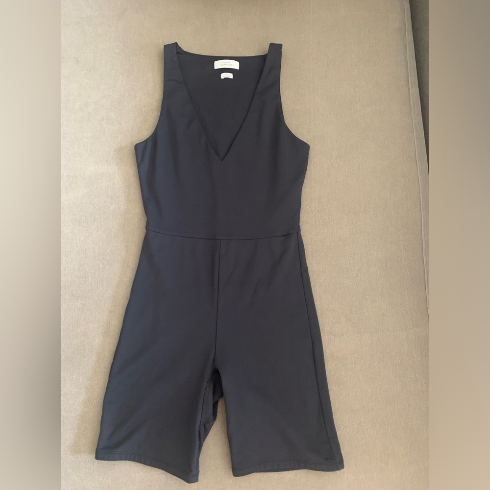 Babaton Contour V-Neck Romper (Size Small)